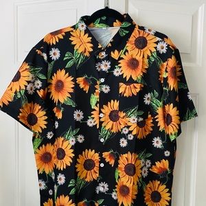 Sunflower Button Up SHEIN (Men’s/Unisex) XXL